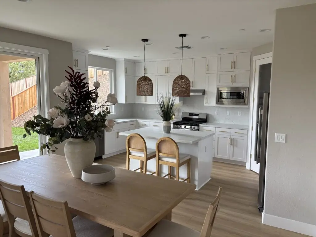 Kitchen and Dining Renovation by C. Watkins Construction, licensed general contractor in Alameda and Contra Costa counties
